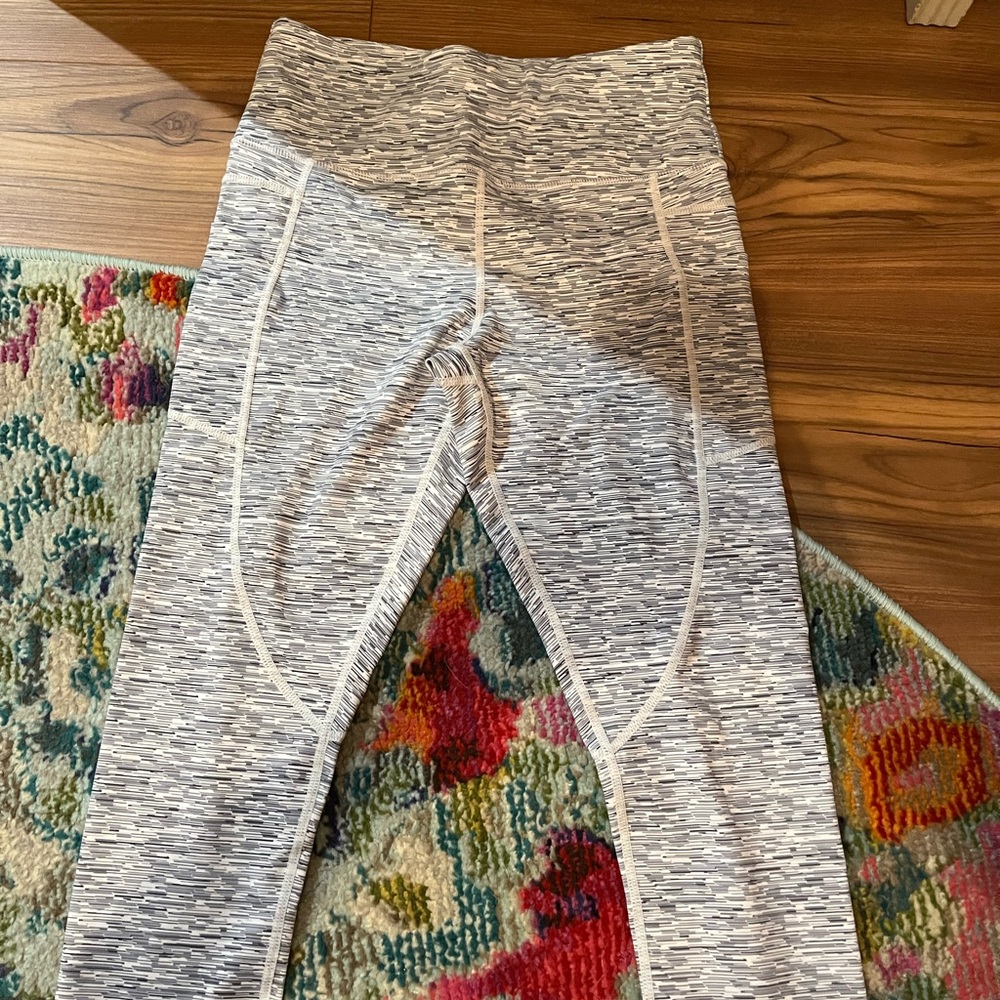 Grey and white Zyia leggings